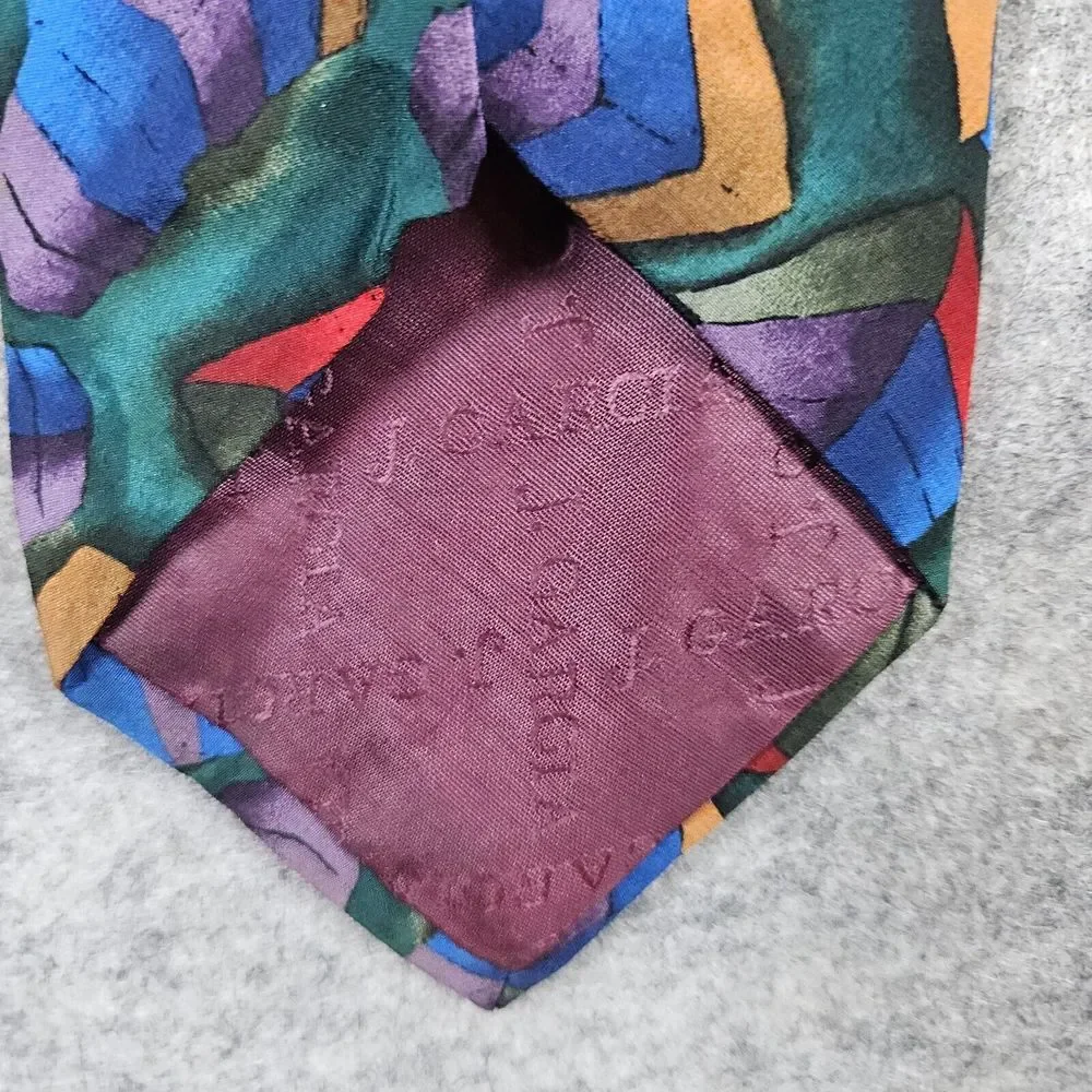 Jerry J Garcia Silk Neck Tie COLORFUL Abstract 57x4 Inches Grateful Dead Classic